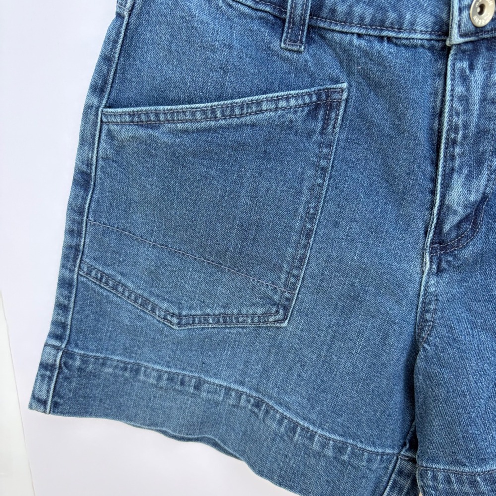Modern Supply by Sanctuary Women Blue Denim Utility Shorts KMP241XR5 Size 27 - Picture 6 of 10